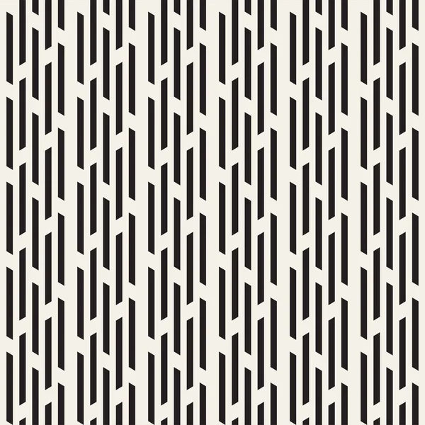 Vector seamless stripes pattern. Modern stylish texture with monochrome trellis. Repeating geometric hexagonal grid. Simple lattice design. — Stock Vector