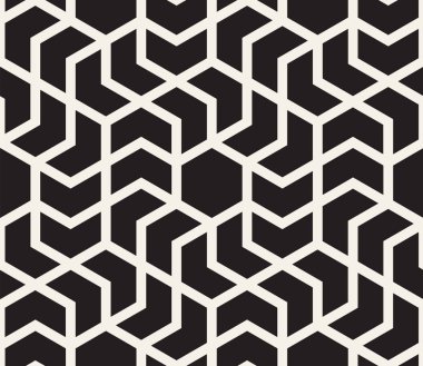 Vektör seamless modeli. Modern şık soyut doku. Geometrik yinelenen döşer çizgili öğeleri ben