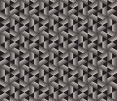 Vektör seamless modeli. Modern şık soyut doku. Geometrik yinelenen döşer çizgili öğeleri ben