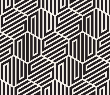 Vektör kusursuz desen. Modern stil soyut doku. Tekrarlanan geometrik fayanslar