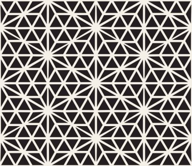 Vektör kusursuz desen. Modern stil soyut doku. Çizgili elementten geometrik fayanslar tekrarlanıyor