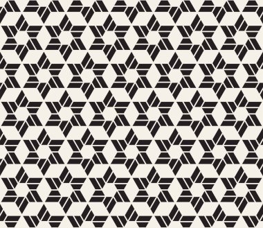 Vektör kusursuz desen. Modern stil soyut doku. Çizgili elementten geometrik fayanslar tekrarlanıyor