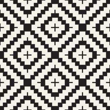 Kesintisiz yüzey geometrik tasarım. Yinelenen süsleme arka plan döşer. Vektör simetrik şekiller desen