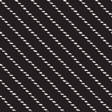 Elle çizilmiş çizgiler seamless modeli. Soyut geometrik döşeme arka plan. FreeHand siyah beyaz retro doku.