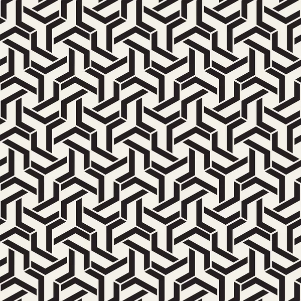 Vektörsüz mozaik çizgiler. Modern stil soyut doku. Çizgili elementlerle geometrik fayanslar tekrarlanıyor