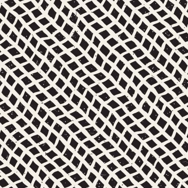 Basit mürekkep geometrik desen. Tek renkli siyah ve beyaz konturlar arka plan. Senin tasarı için doku fırça mürekkep el çekilmiş