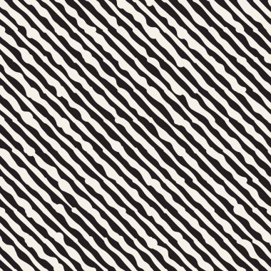 Sorunsuz soyut çizilmiş desen ver. Vektör Serbest çizgiler arka plan doku. Mürekkep fırça darbeleri basit geometrik tasarım.