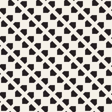 Kesintisiz yüzey geometrik tasarım. Yinelenen süsleme arka plan döşer. Vektör simetrik şekiller desen