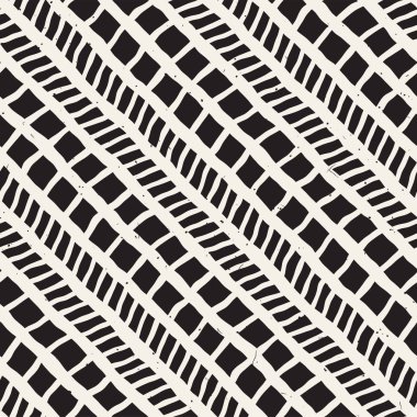 Basit mürekkep geometrik desen. Tek renkli siyah ve beyaz konturlar arka plan. Senin tasarı için doku fırça mürekkep el çekilmiş