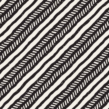 Basit mürekkep geometrik desen. Tek renkli siyah ve beyaz konturlar arka plan. Senin tasarı için doku fırça mürekkep el çekilmiş