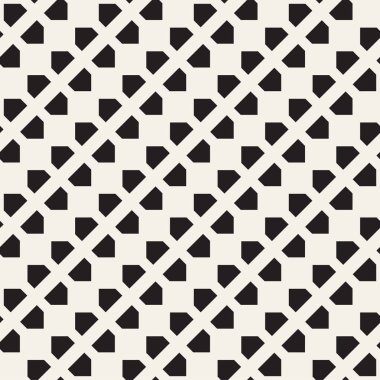 Kesintisiz yüzey geometrik tasarım. Yinelenen süsleme arka plan döşer. Vektör simetrik şekiller desen
