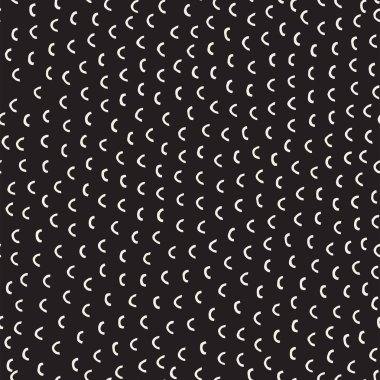 Sorunsuz vektör kaotik desen. Geometrik şekiller rastgele dağılmış. Retro arka plan