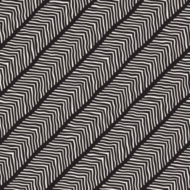 Basit mürekkep geometrik desen. Tek renkli siyah ve beyaz konturlar arka plan. Senin tasarı için doku fırça mürekkep el çekilmiş