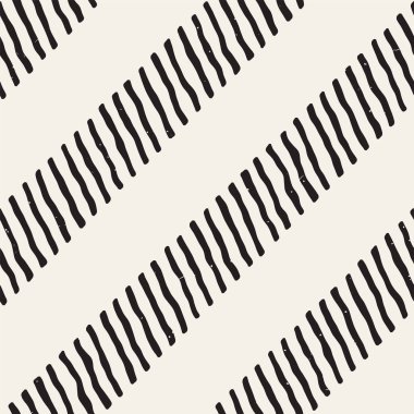 Basit mürekkep geometrik desen. Tek renkli siyah ve beyaz konturlar arka plan. Senin tasarı için doku fırça mürekkep el çekilmiş