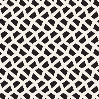 Vektör Dikişsiz örgü desen. Tek renkli kafes ile modern şık doku. Geometrik kılavuz yinelenen. Basit grafik tasarım arka plan