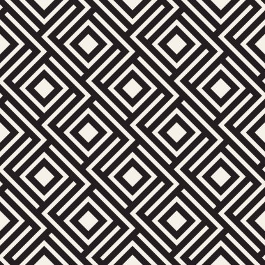 Vektör Dikişsiz örgü desen. Tek renkli kafes ile modern şık doku. Geometrik kılavuz yinelenen. Basit grafik tasarım arka plan