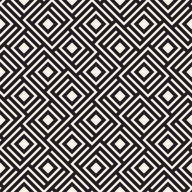 Vektör Dikişsiz örgü desen. Tek renkli kafes ile modern şık doku. Geometrik kılavuz yinelenen. Basit grafik tasarım arka plan