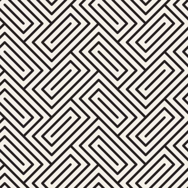 Vektör Dikişsiz örgü desen. Tek renkli kafes ile modern şık doku. Geometrik kılavuz yinelenen. Basit grafik tasarım arka plan
