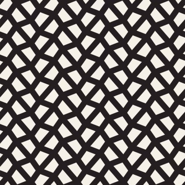 Vektör Dikişsiz örgü desen. Tek renkli kafes ile modern şık doku. Geometrik kılavuz yinelenen. Basit grafik tasarım arka plan
