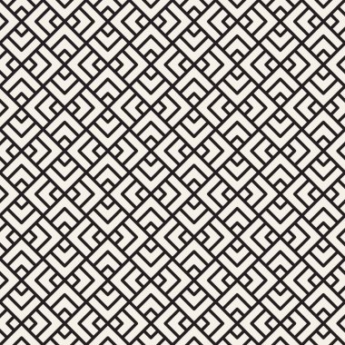 Vektör Dikişsiz örgü desen. Tek renkli kafes ile modern şık doku. Geometrik kılavuz yinelenen. Basit tasarım arka plan.