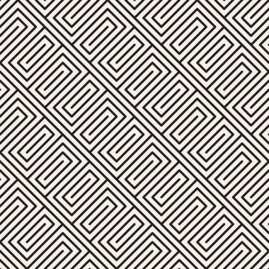 Vektör Dikişsiz örgü desen. Tek renkli kafes ile modern şık doku. Geometrik kılavuz yinelenen. Basit tasarım arka plan.