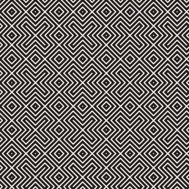 Vektör Dikişsiz örgü desen. Tek renkli kafes ile modern şık doku. Geometrik kılavuz yinelenen. Basit tasarım arka plan.