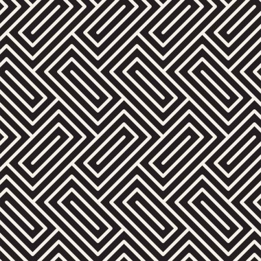 Vektör Dikişsiz örgü desen. Tek renkli kafes ile modern şık doku. Geometrik kılavuz yinelenen. Basit tasarım arka plan.