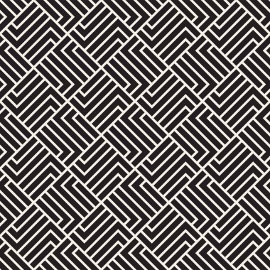 Vektör Dikişsiz örgü desen. Tek renkli kafes ile modern şık doku. Geometrik kılavuz yinelenen. Basit tasarım arka plan.