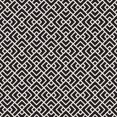 Vektör Dikişsiz örgü desen. Tek renkli kafes ile modern şık doku. Geometrik kılavuz yinelenen. Basit tasarım arka plan.