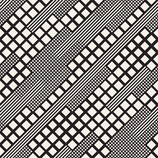Ändlösa abstrakt bakgrund med slumpmässiga storlek rutor. Vector sömlösa mönster. — Stock vektor