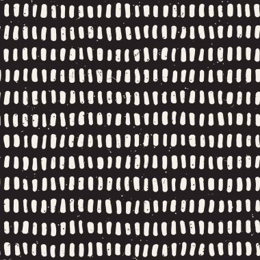 Elle çizilmiş stil seamless modeli. Soyut geometrik döşeme arka plan siyah ve beyaz. Vektör doodle hat kafes