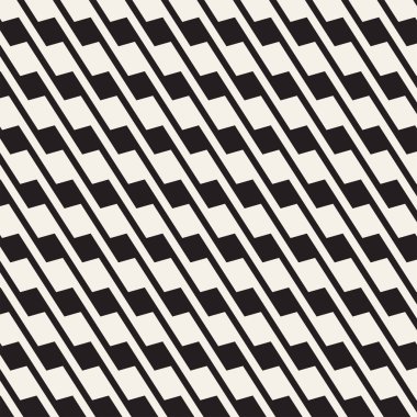 Zikzak çizgiler yüzey. Çentikli çizgiler seamless modeli. Dalgalar ile vektör tasarımı. Köşeli çift ayraç duvar kağıdı süsleme tekrarlanan.