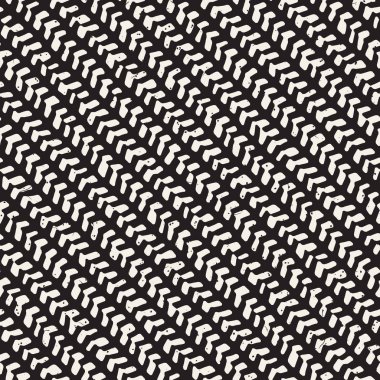 Elle çizilmiş stil seamless modeli. Soyut geometrik döşeme arka plan siyah ve beyaz. Vektör doodle hat kafes