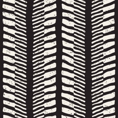 Elle çizilmiş stil seamless modeli. Soyut geometrik döşeme arka plan siyah ve beyaz. Vektör doodle hat kafes