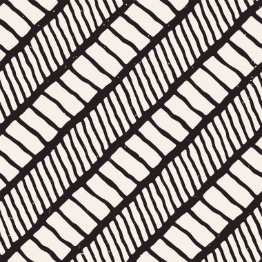 Basit mürekkep geometrik desen. Tek renkli siyah ve beyaz konturlar arka plan. Tasarımınız için çizilen mürekkep doku el