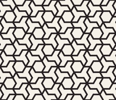 Vektör seamless modeli. Modern şık soyut doku. Geometrik yinelenen döşer çizgili öğeleri ben