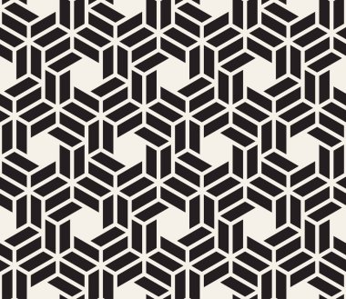 Vektör seamless modeli. Modern şık soyut doku. Geometrik yinelenen döşer çizgili öğeleri ben