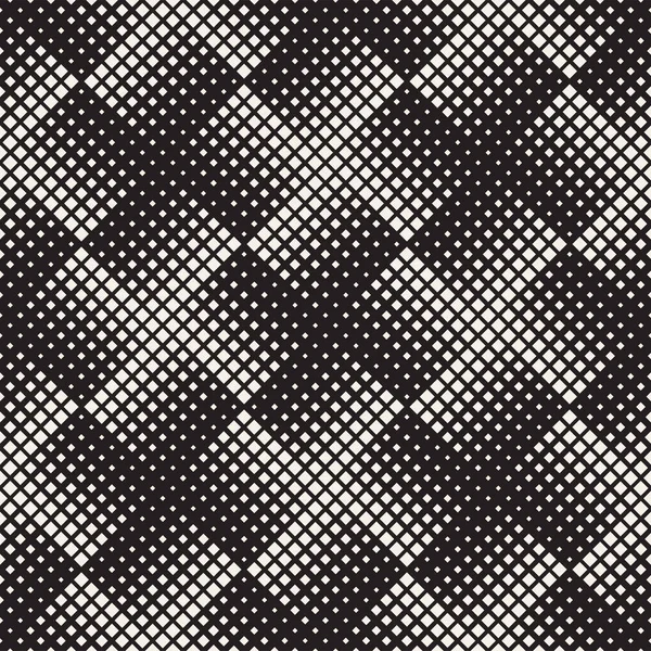 Stylish halftone texture. Endless abstract background with random size shapes. Vector seamless mosaic pattern. — Stock Vector