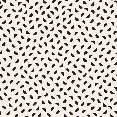 Sorunsuz vektör kaotik desen. Geometrik şekiller rastgele dağılmış. Arka plan