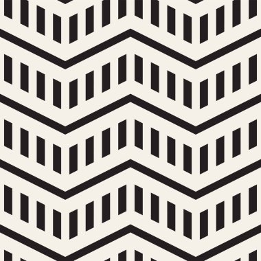 Vektör sorunsuz zikzak çizgi deseni. Şık geometrik arka plan. Yinelenen kafes arka plan