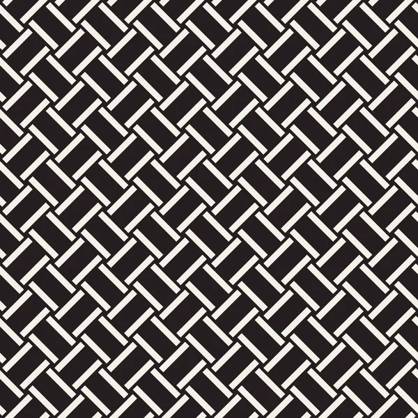 Trendy sarja tecer treliça. Design de fundo geométrico abstrato. Padrão preto e branco sem costura vetorial . —  Vetores de Stock