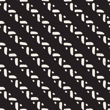 Kesintisiz geometrik doodle satırları desen siyah ve beyaz. Adstract el çekilmiş retro doku.