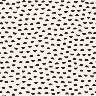 Sorunsuz vektör kaotik desen. Geometrik şekiller rastgele dağılmış. Arka plan