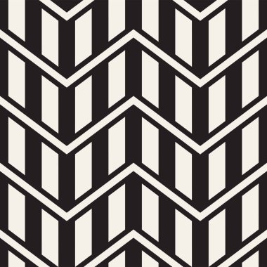 Vektör sorunsuz zikzak çizgi deseni. Şık geometrik arka plan. Yinelenen kafes arka plan