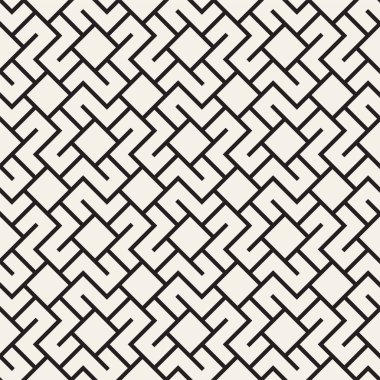 Vektör Dikişsiz örgü desen. Tek renkli kafes ile modern şık doku. Geometrik kılavuz yinelenen. Basit tasarım arka plan.