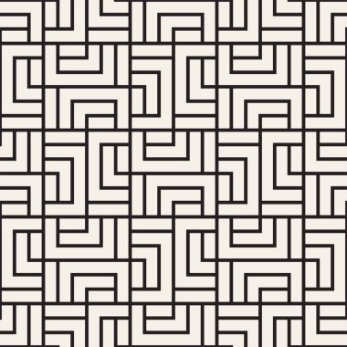 Vektör Dikişsiz örgü desen. Tek renkli kafes ile modern şık doku. Geometrik kılavuz yinelenen. Basit tasarım arka plan.