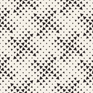 Şık noktalı resim doku. Rasgele boyutu şekillerle sonsuz arka plan. Vektör sorunsuz mozaik desen.