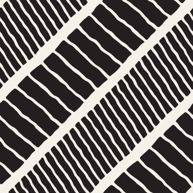 Basit mürekkep geometrik desen. Tek renkli siyah ve beyaz konturlar arka plan. Tasarımınız için çizilen mürekkep doku el