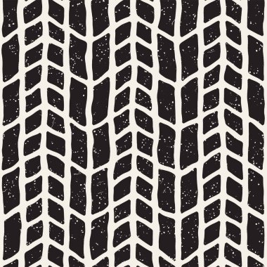 Basit mürekkep geometrik desen. Tek renkli siyah ve beyaz konturlar arka plan. Tasarımınız için çizilen mürekkep doku el