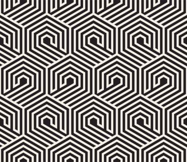 Vektör kusursuz desen. Modern stil soyut doku. Tekrarlanan geometrik fayanslar
